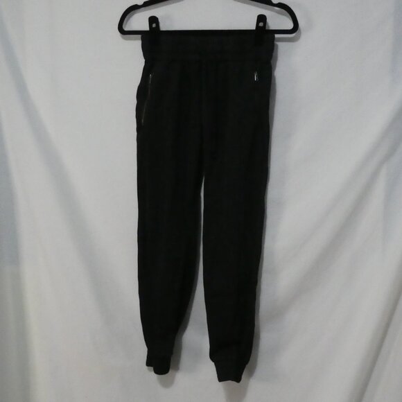 TNA | xs - extra small | Stylish Black Jogger Pants | Zip-Up Pockets - Picture 1 of 16